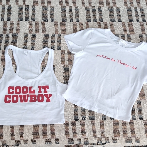 Amazing Lace Tank And Baby Tee - Picture 1 of 2